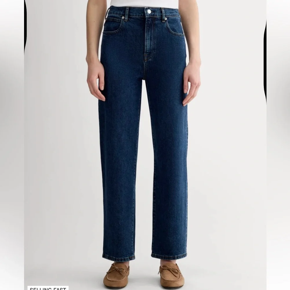 Everlane Dark Blue “The Way High” Denim Jeans - Picture 10 of 12